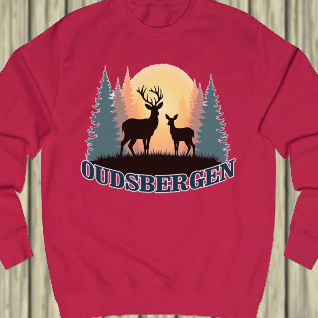 Hert en kalf Oudsbergen sweatshirt