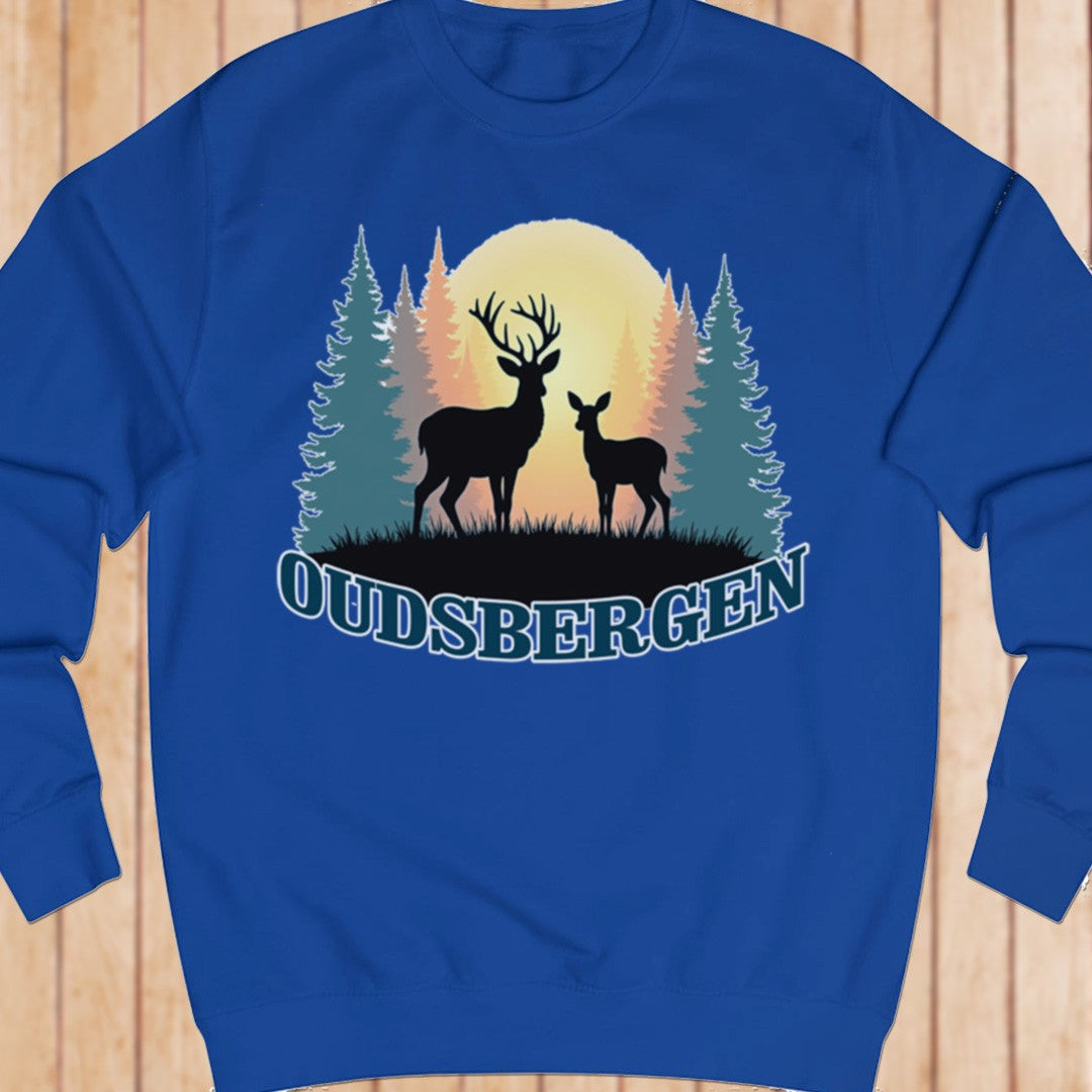 Hert en kalf Oudsbergen sweatshirt