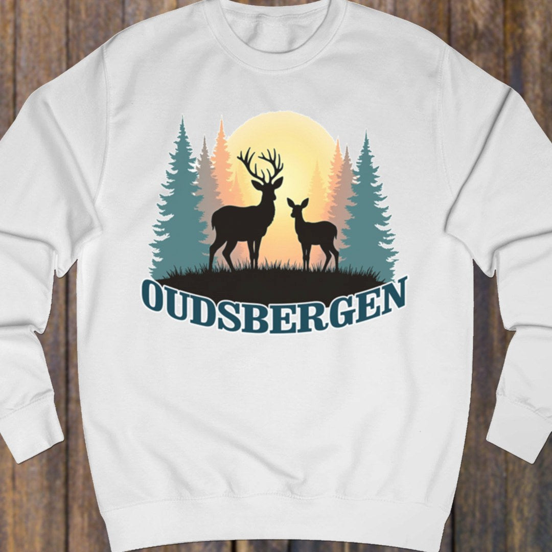 Hert en kalf Oudsbergen sweatshirt
