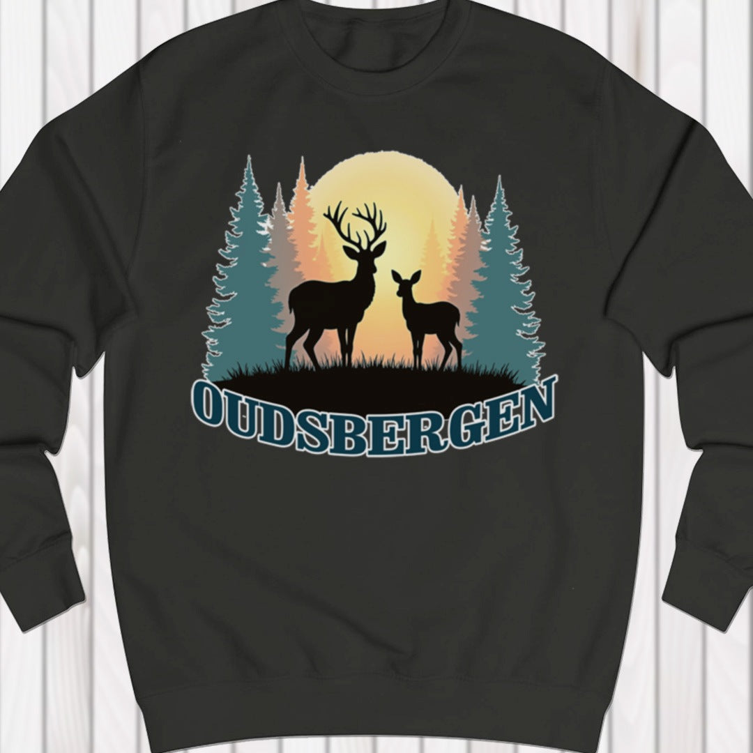 Hert en kalf Oudsbergen sweatshirt