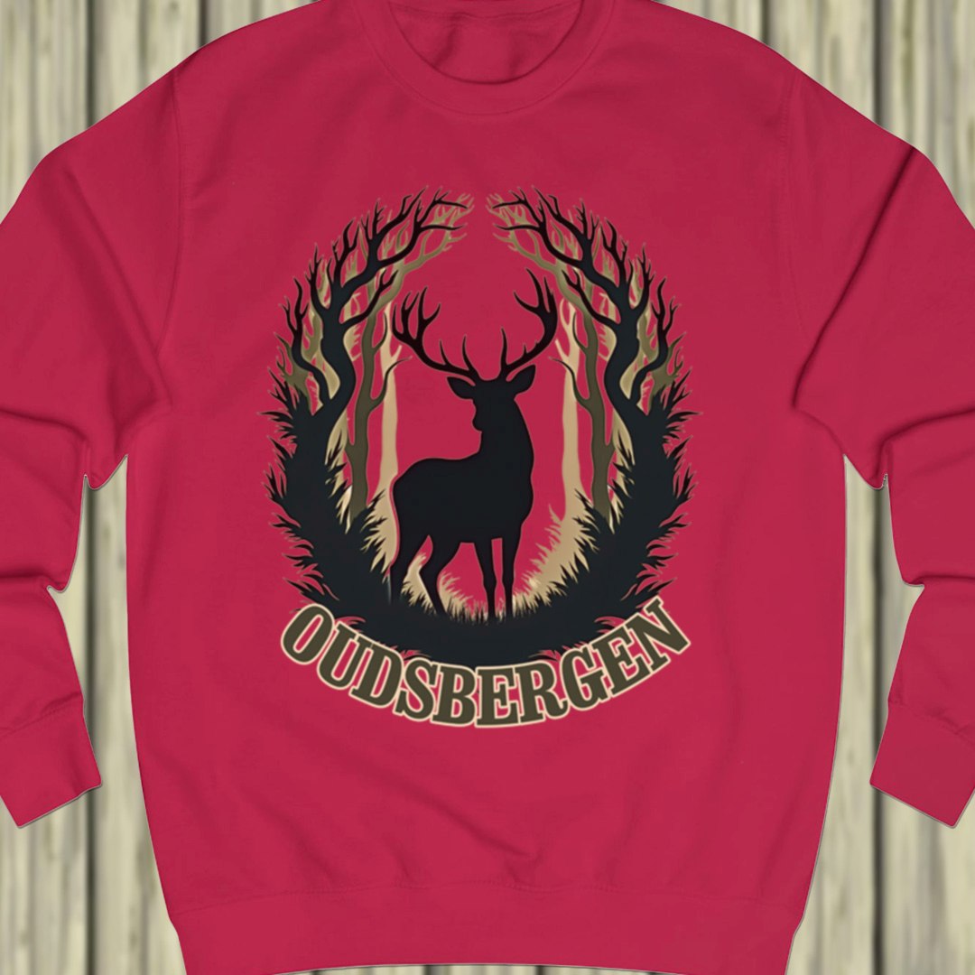 Imposant hert Oudsbergen sweatshirt