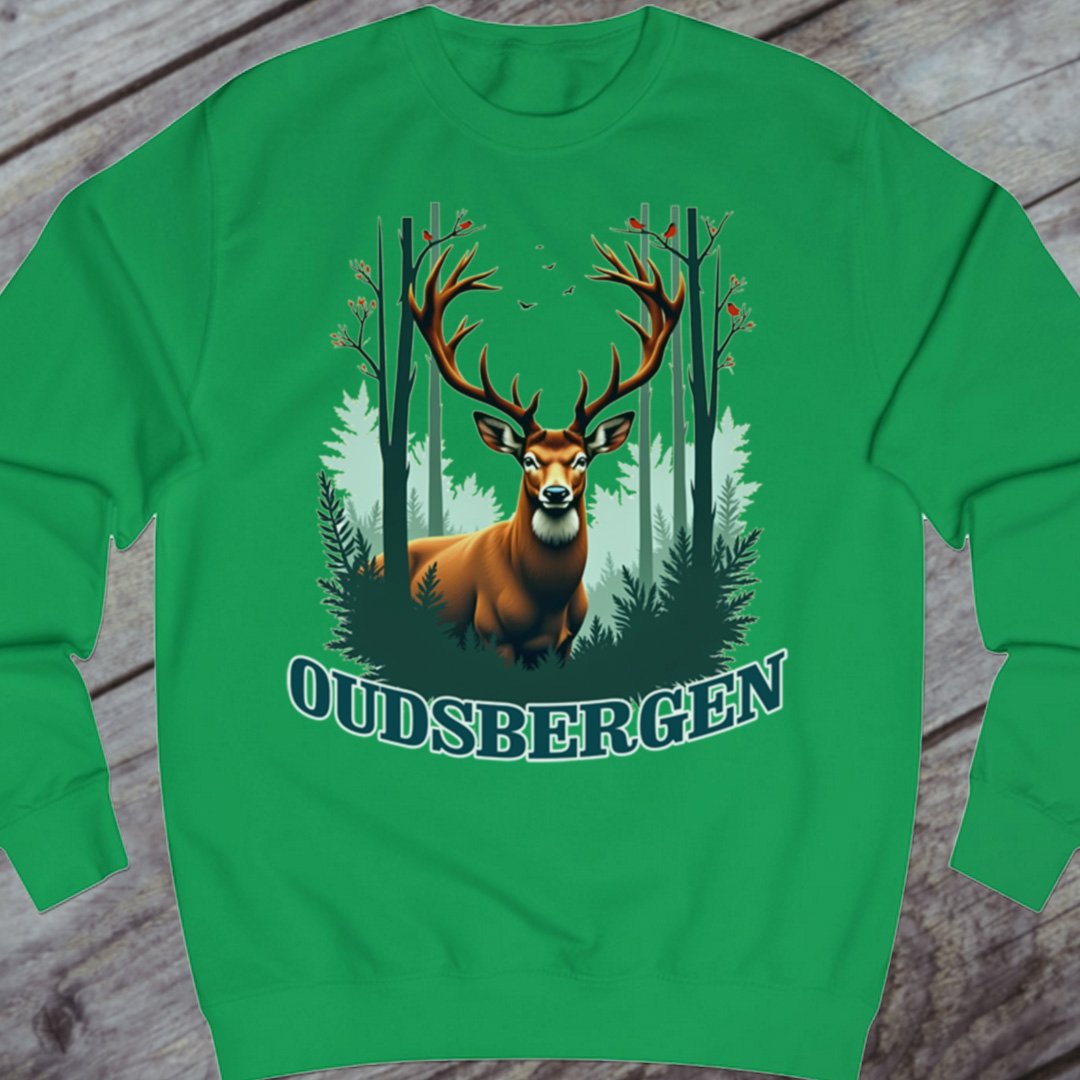 Majestueus hert Oudsbergen sweatshirt