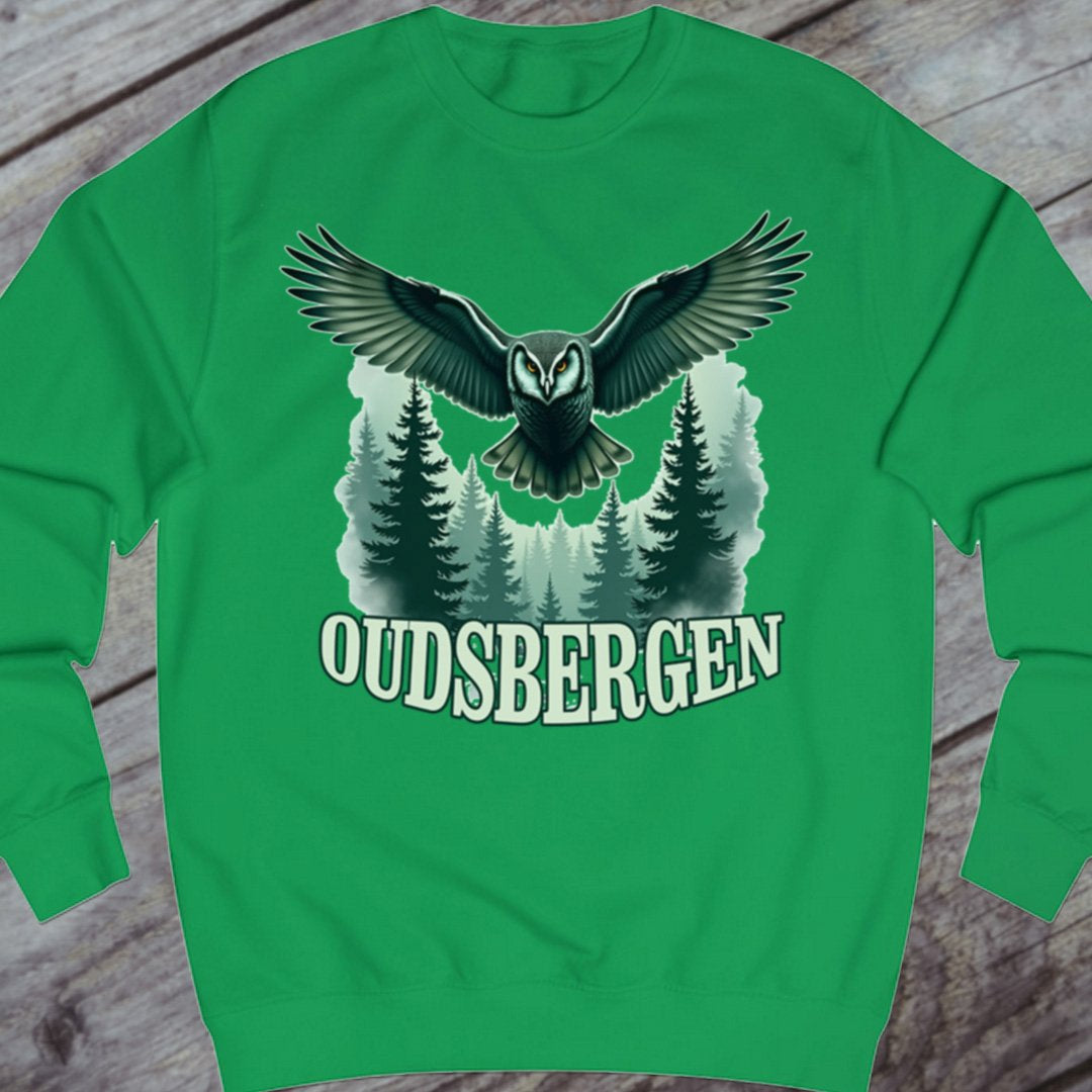 Mysterious owl Oudsbergen white sweatshirt