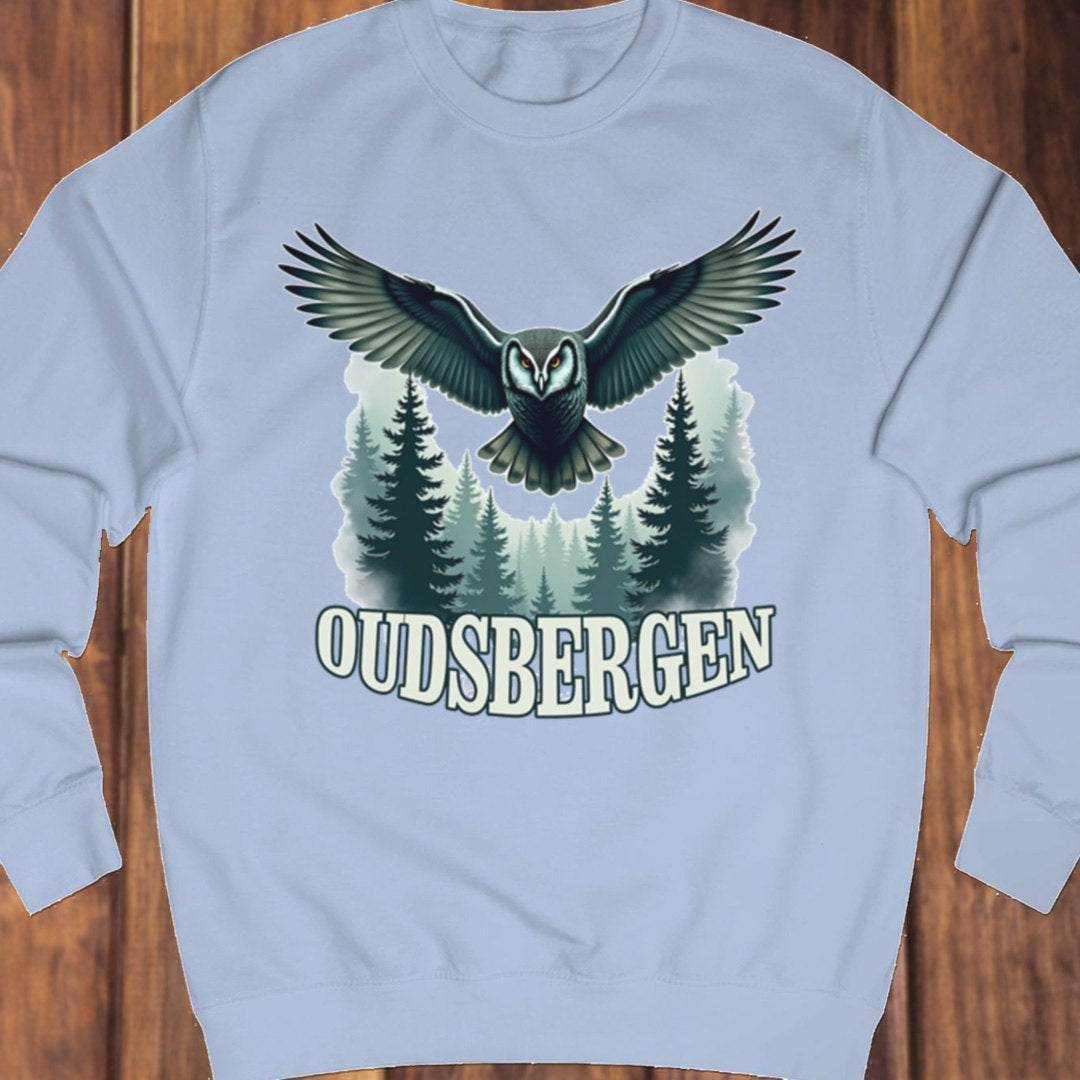 Mysterious owl Oudsbergen white sweatshirt