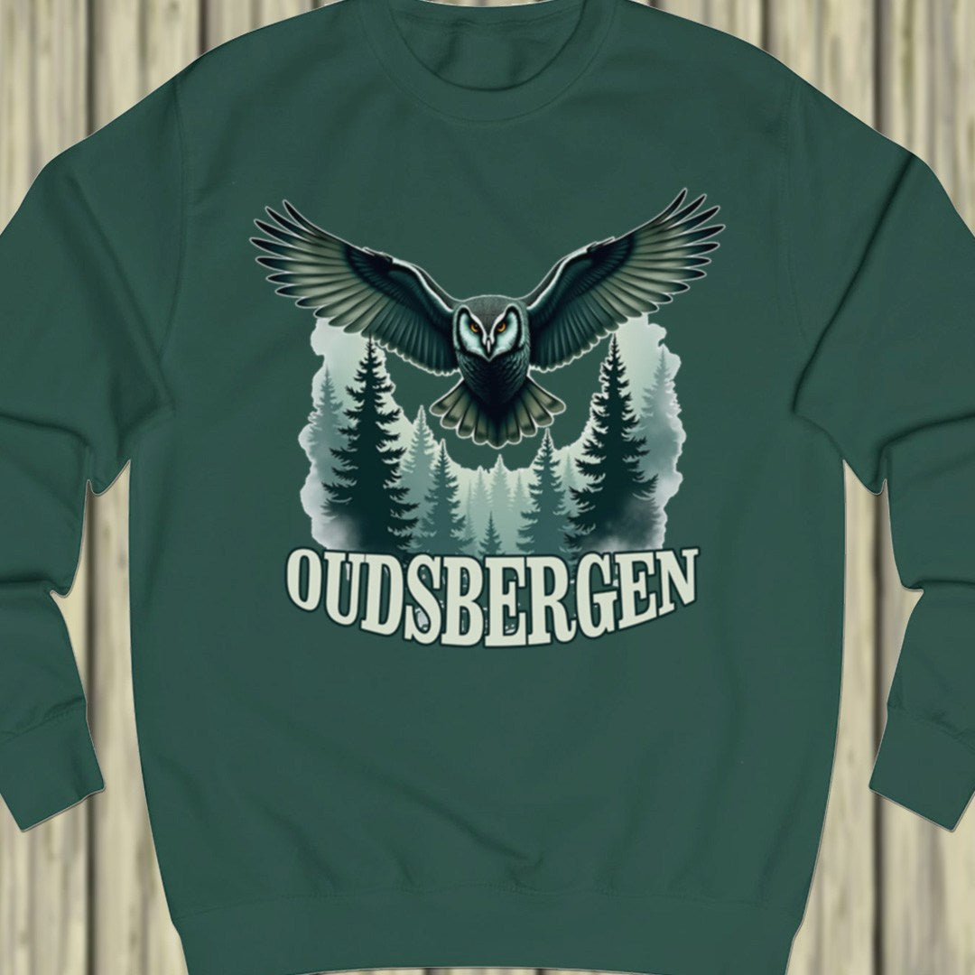 Mysterious owl Oudsbergen white sweatshirt