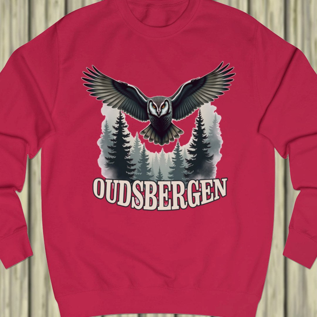 Mysterious owl Oudsbergen white sweatshirt