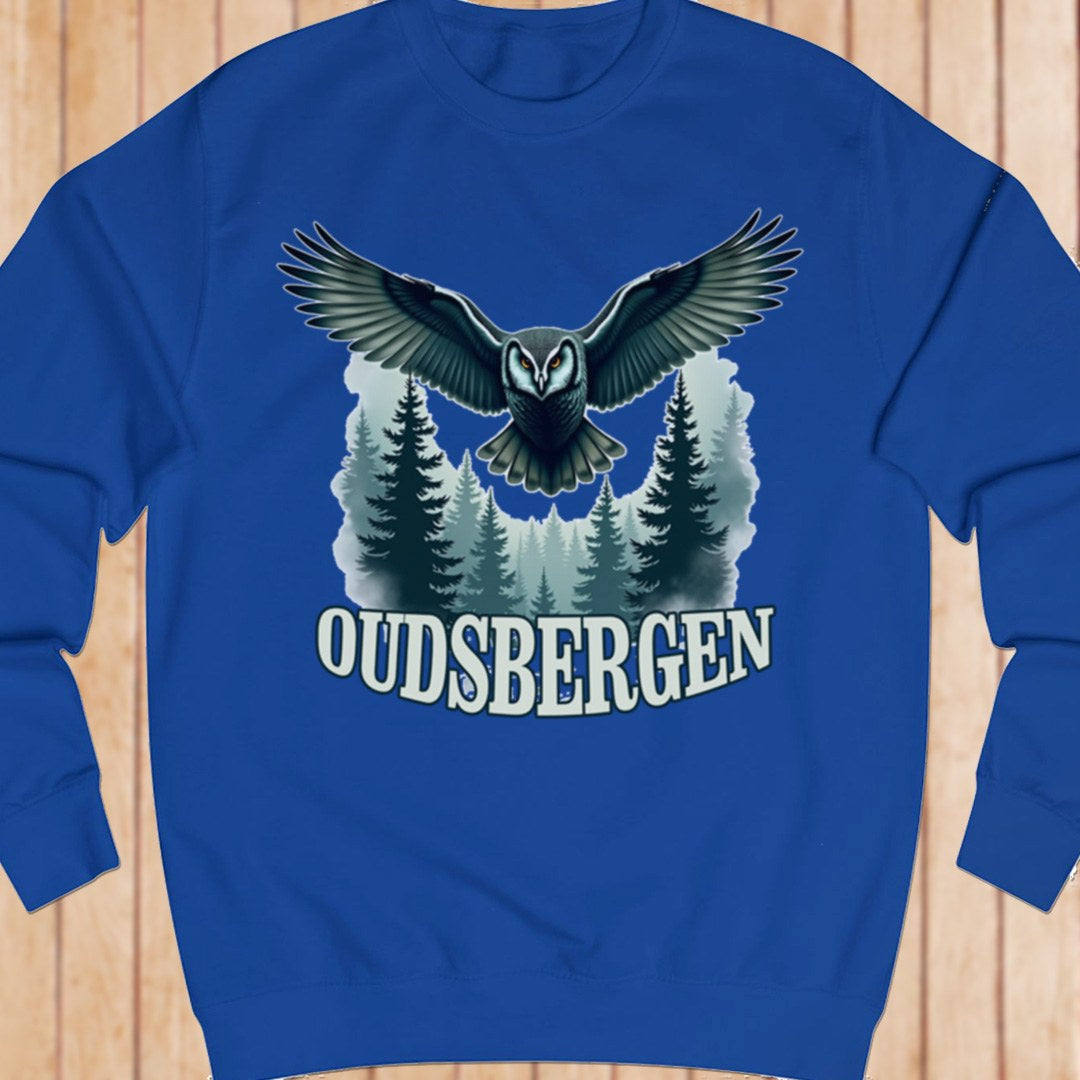Mysterious owl Oudsbergen white sweatshirt