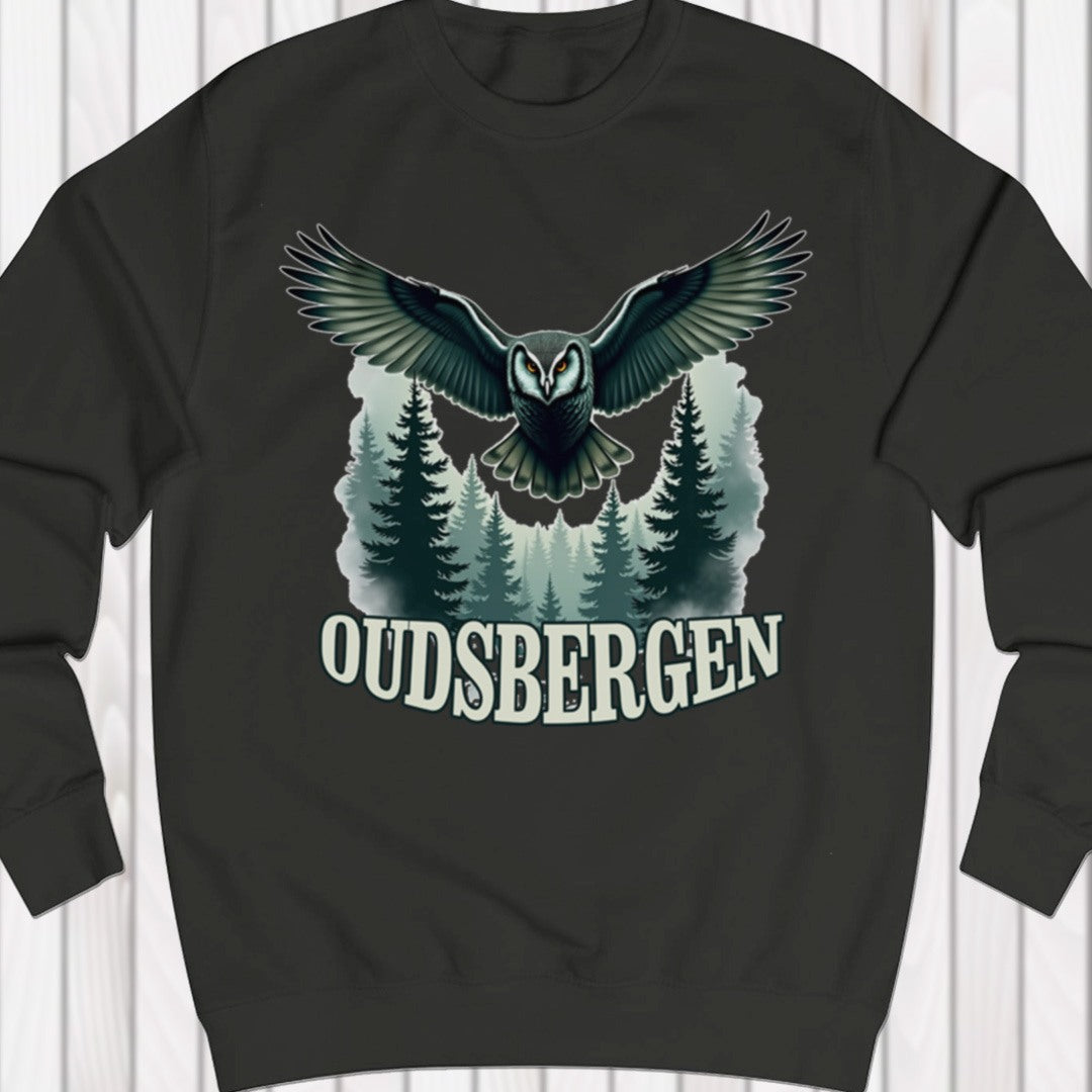 Mysterious owl Oudsbergen white sweatshirt