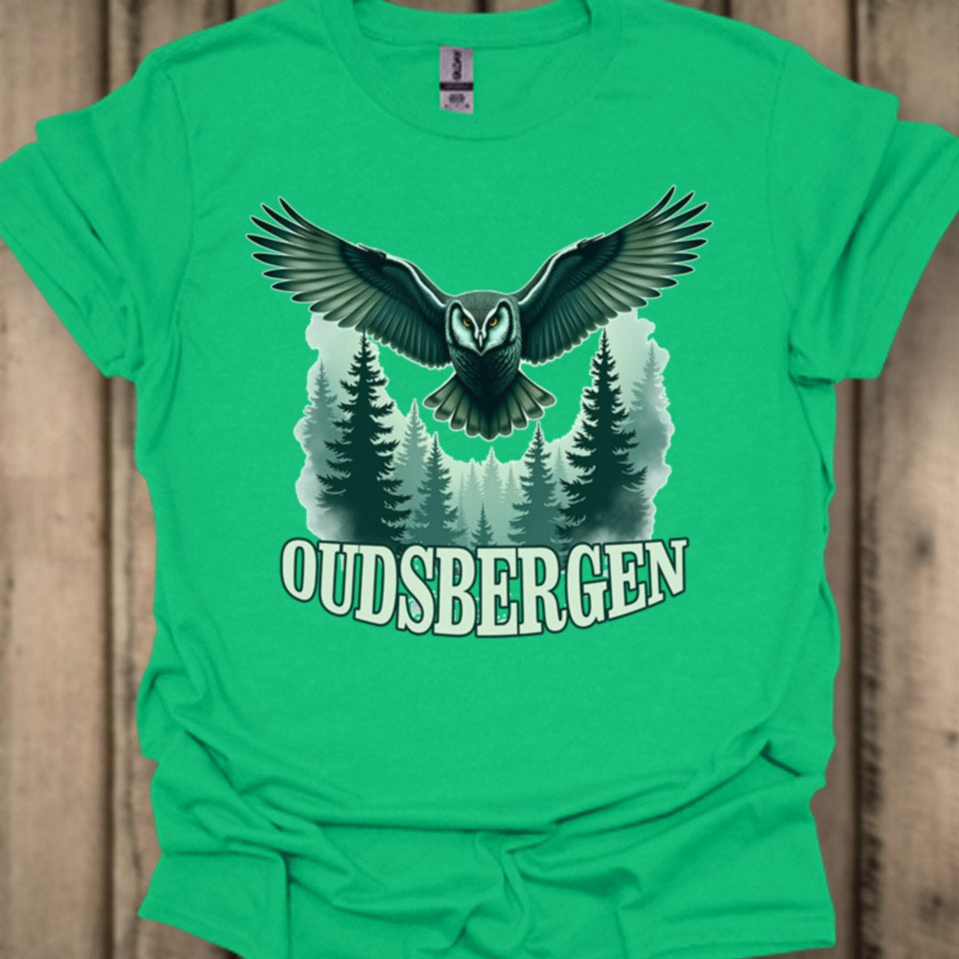 Mysterieuze uil wit Oudsbergen T‑Shirt