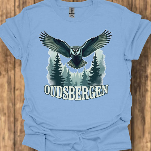 Mysterieuze uil wit Oudsbergen T‑Shirt