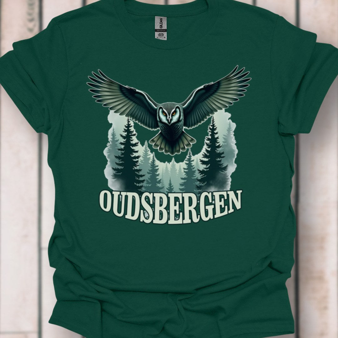 Mysterieuze uil wit Oudsbergen T‑Shirt