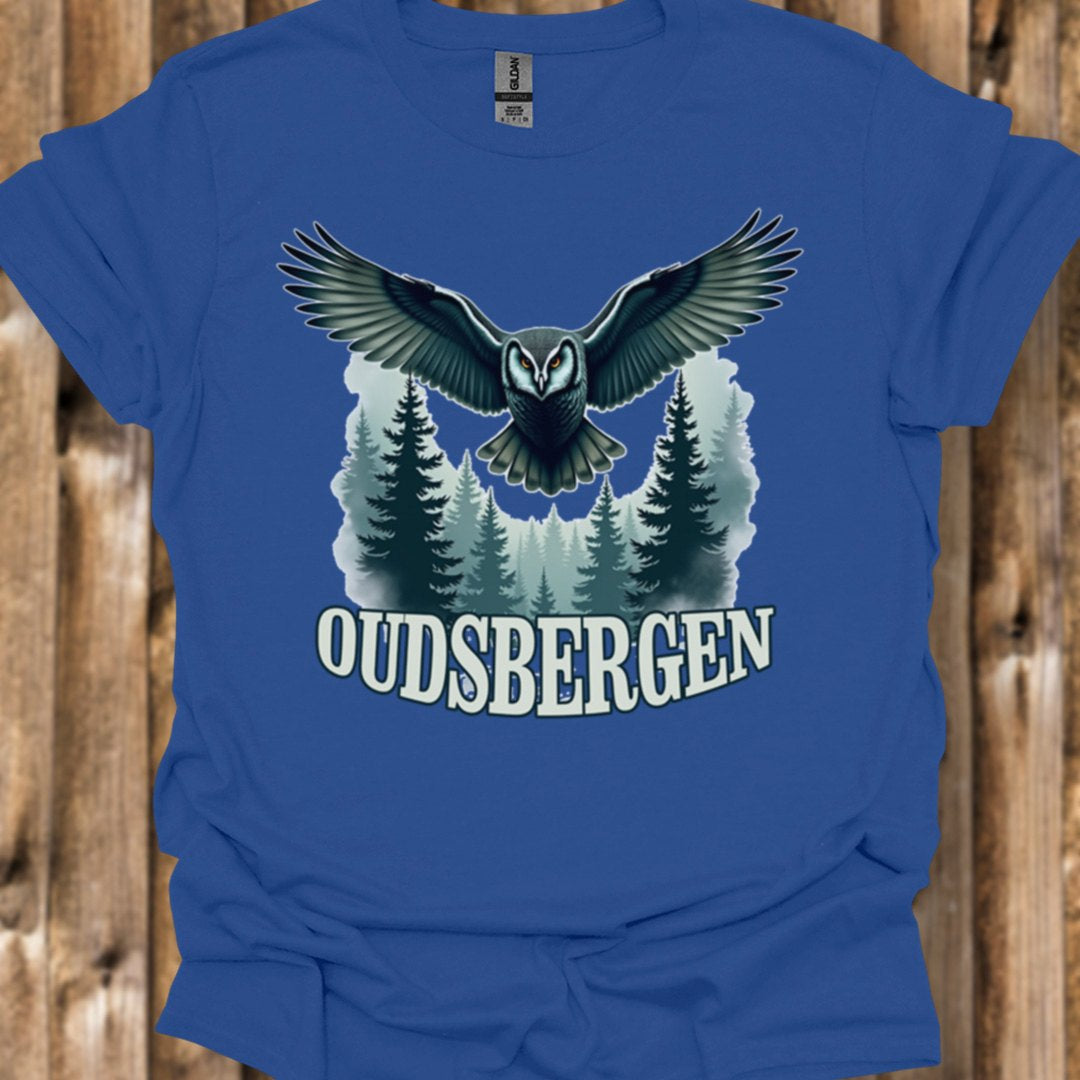 Mysterieuze uil wit Oudsbergen T‑Shirt