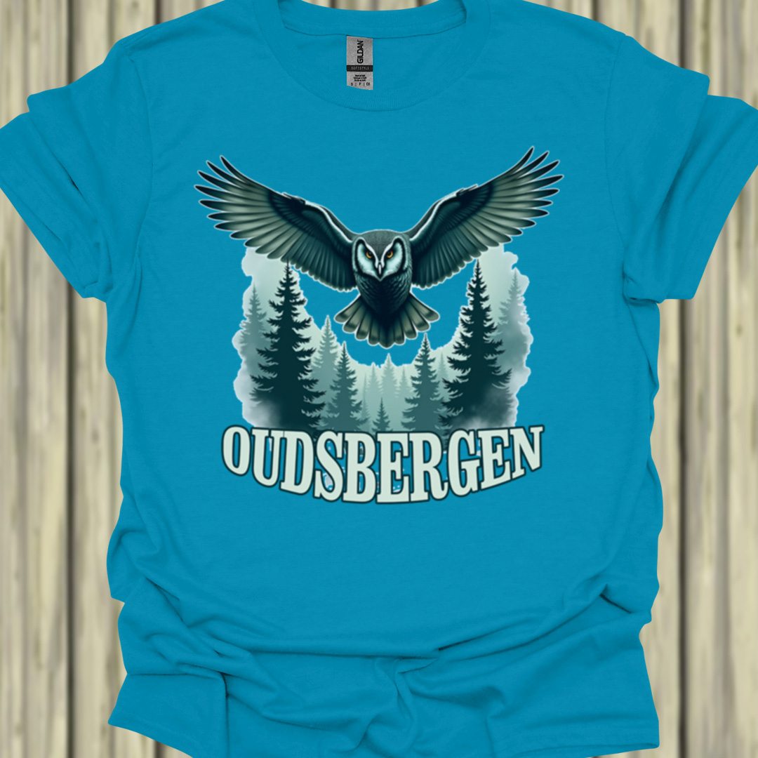 Mysterieuze uil wit Oudsbergen T‑Shirt