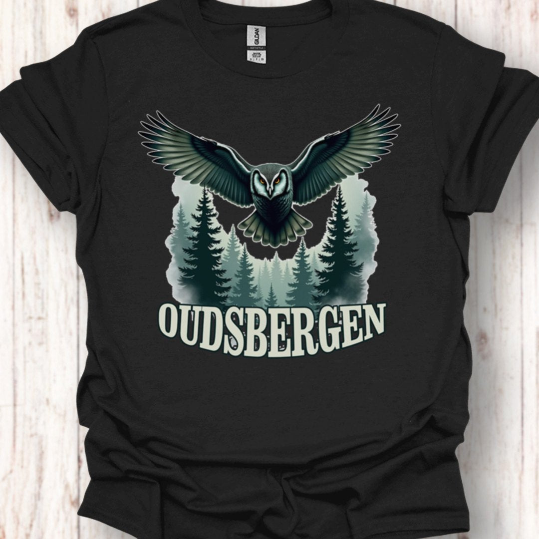 Mysterieuze uil wit Oudsbergen T‑Shirt