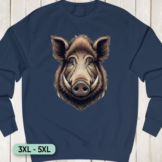 Wild Zwijn kop Sweatshirt+