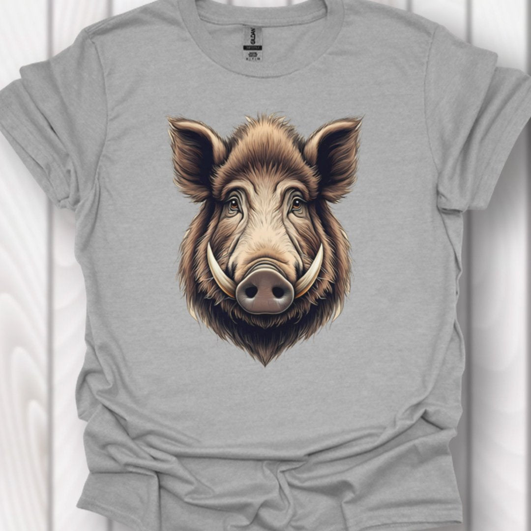 Wild Zwijn kop T‑Shirt