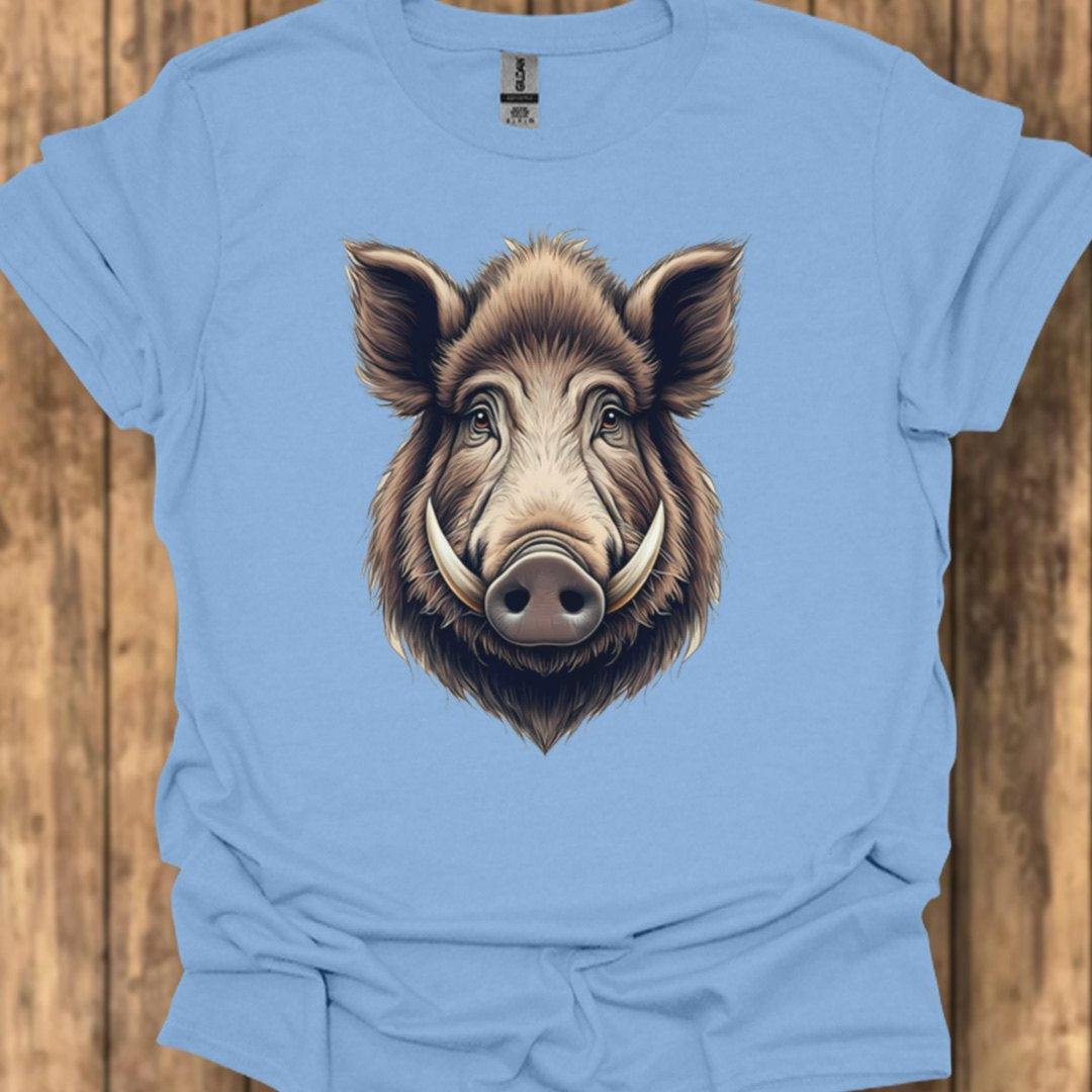 Wild Zwijn kop T‑Shirt