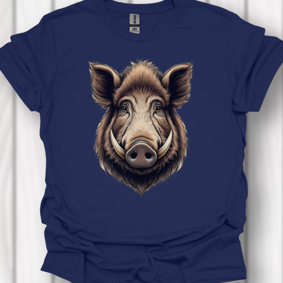 Wild Zwijn kop T‑Shirt