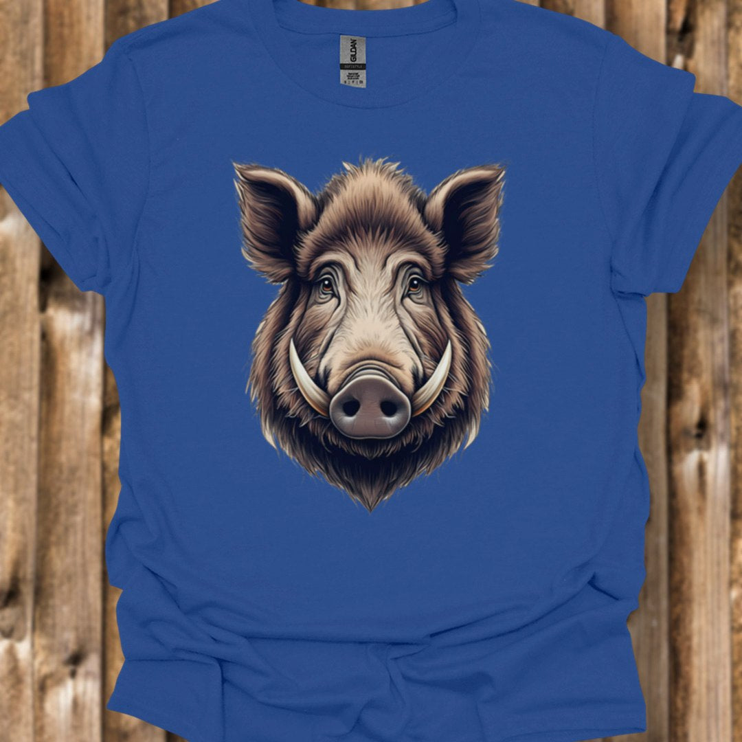 Wild Zwijn kop T‑Shirt
