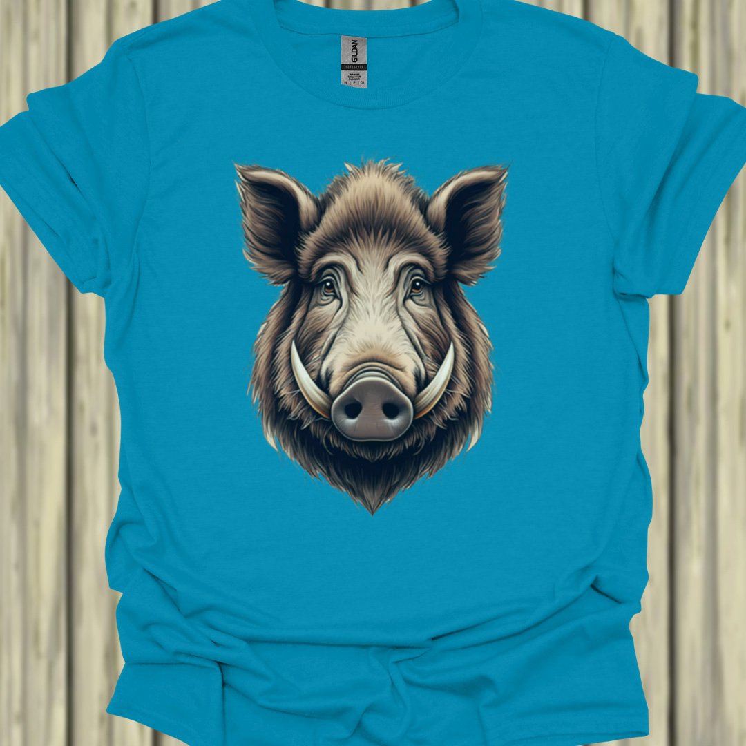 Wild Zwijn kop T‑Shirt