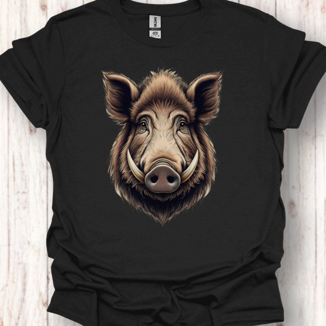 Wild Zwijn kop T‑Shirt
