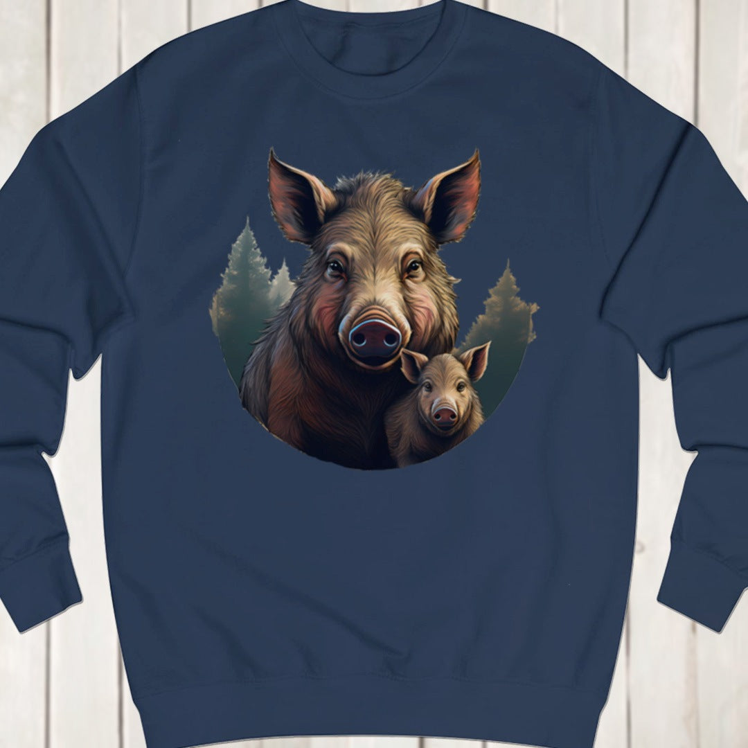 Wild zwijn en frisling sweatshirt