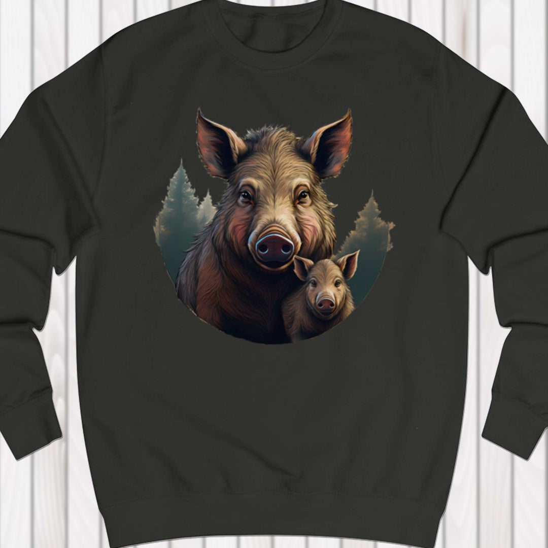 Wild zwijn en frisling sweatshirt