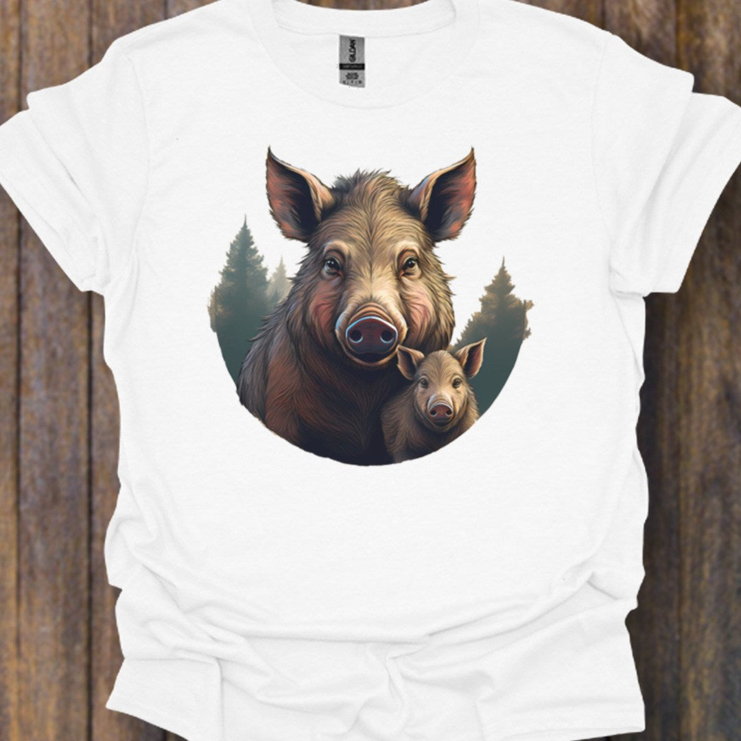Wild Zwijn en Frisling T‑Shirt