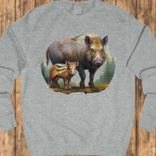 Everzwijn met big sweatshirt