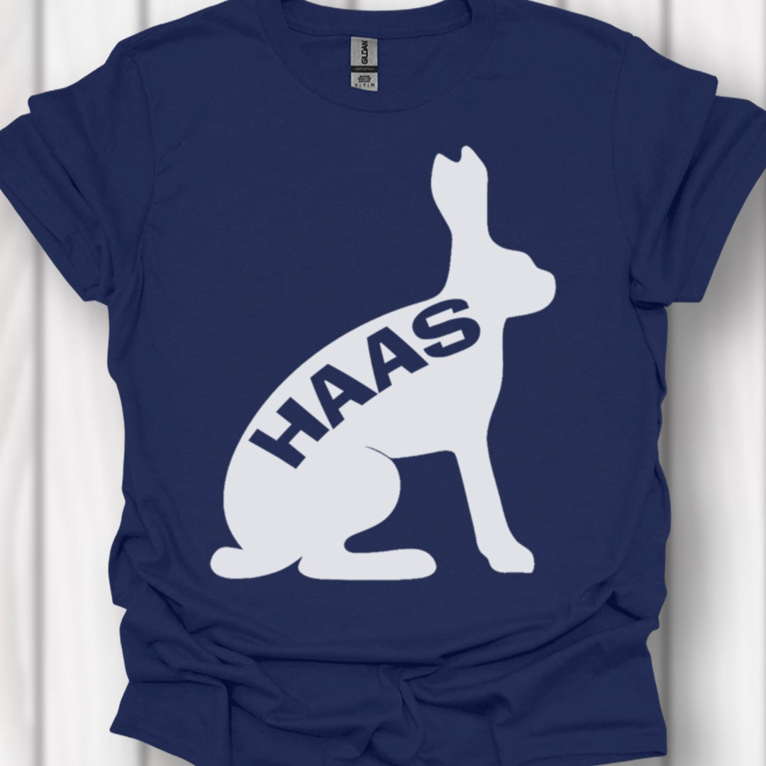Hare silhouette with text white timeless T-shirt