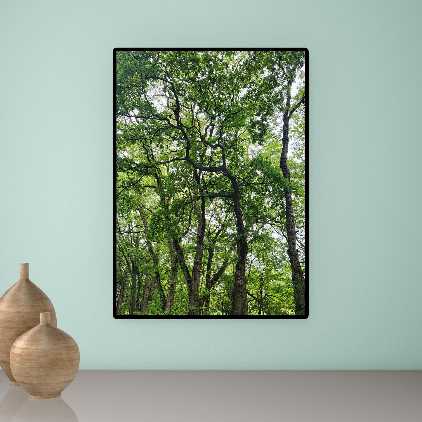 Kronkelgroen - Ingelijst - 50 x 70 cm