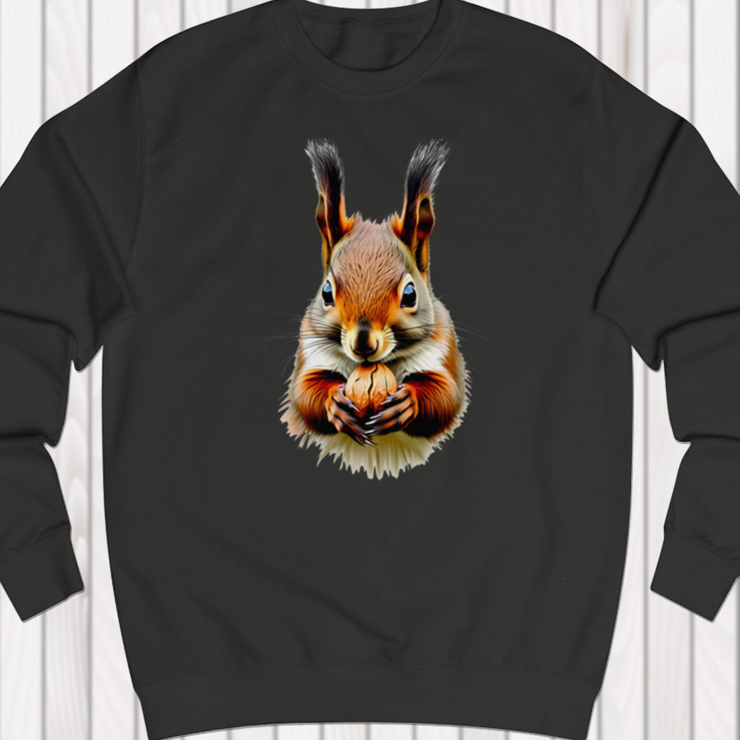 Knabbelende eekhoorn sweatshirt