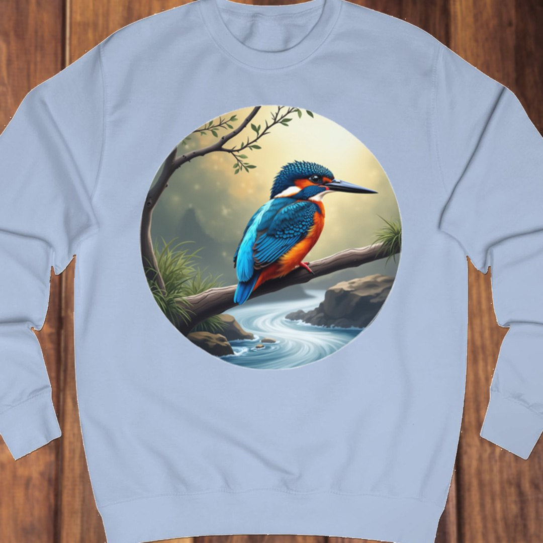 Fishing kingfisher sweatshirt