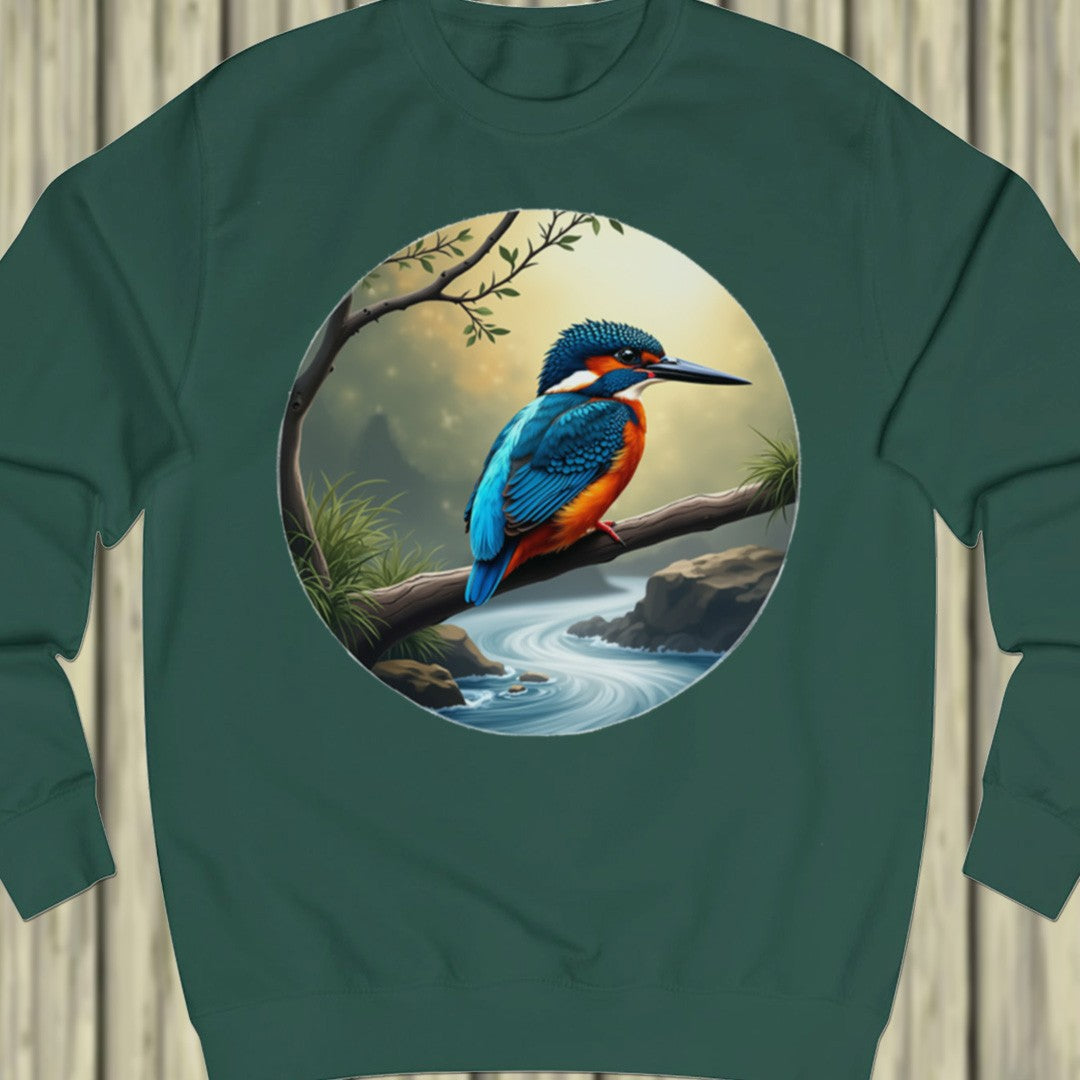 Fishing kingfisher sweatshirt