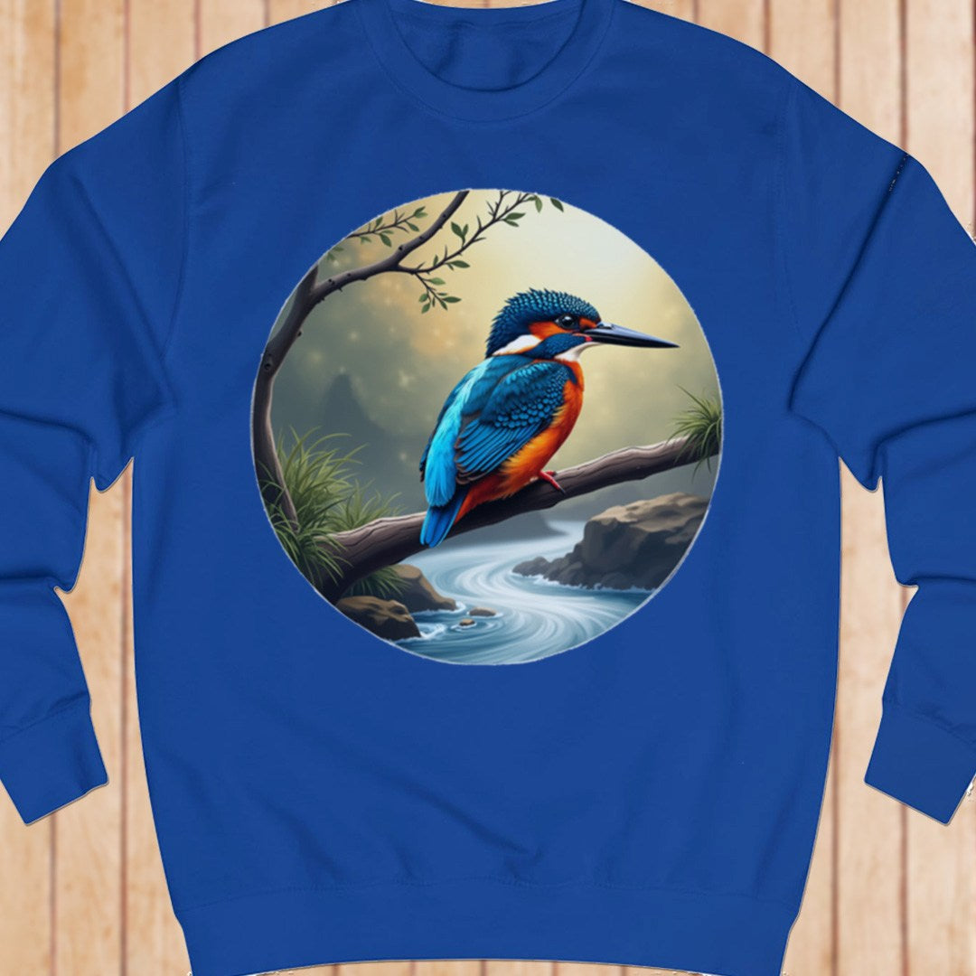 Fishing kingfisher sweatshirt