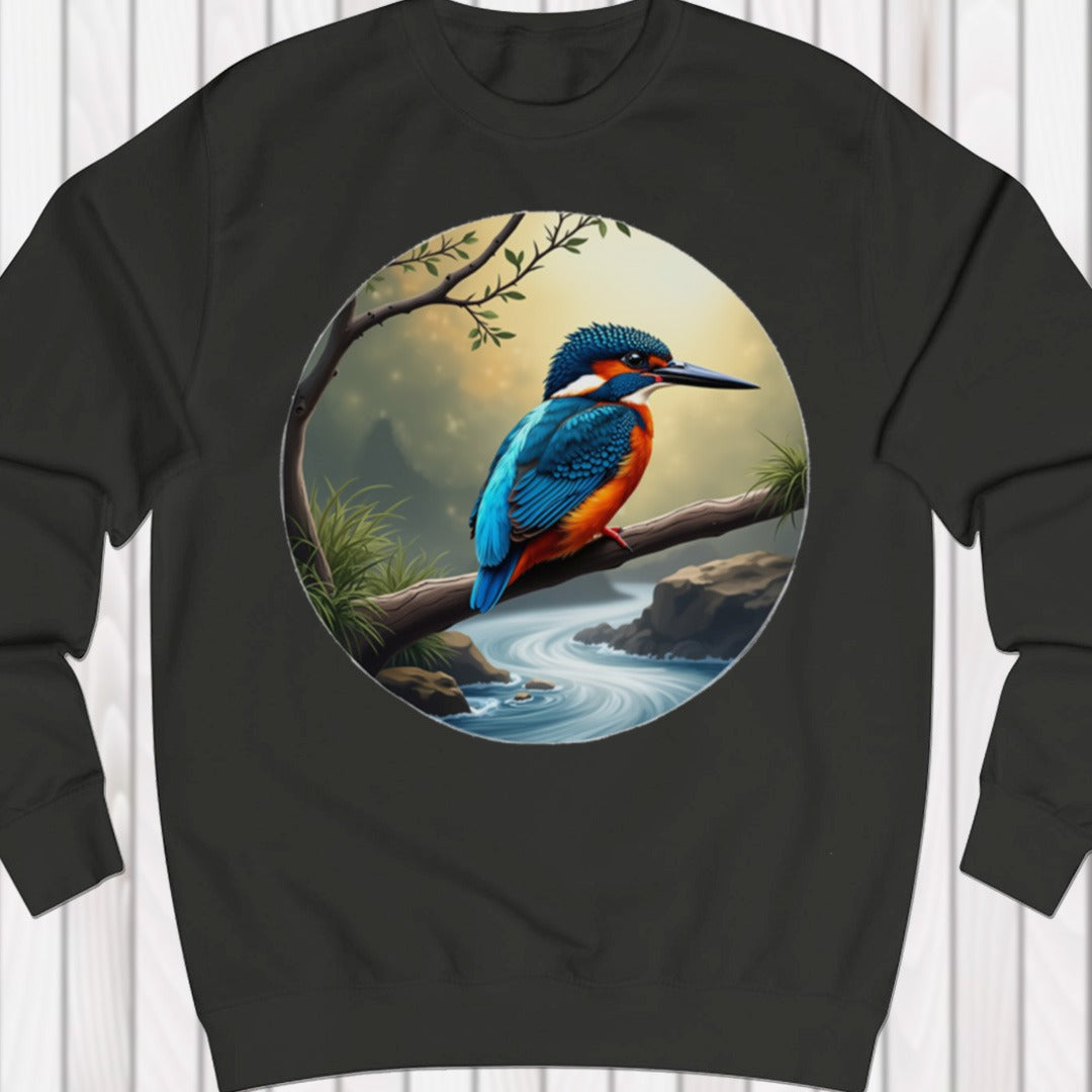 Fishing kingfisher sweatshirt