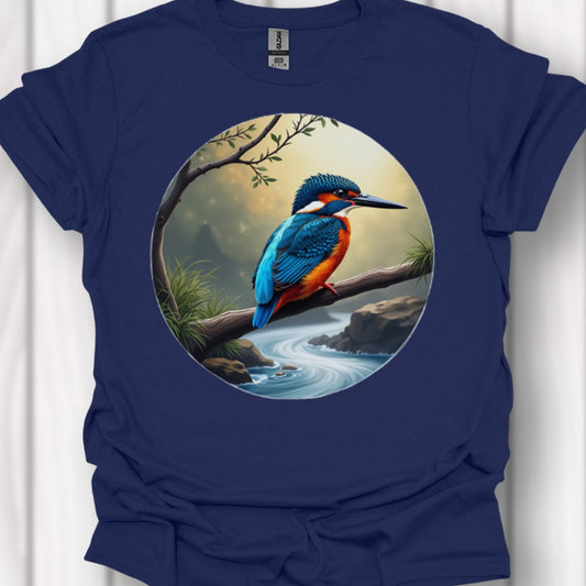 Vissende IJsvogel T‑Shirt