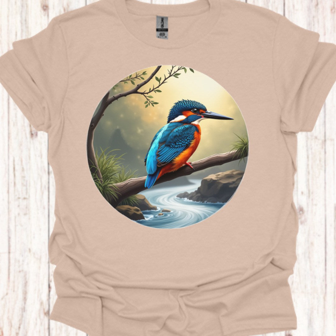 Vissende IJsvogel T‑Shirt