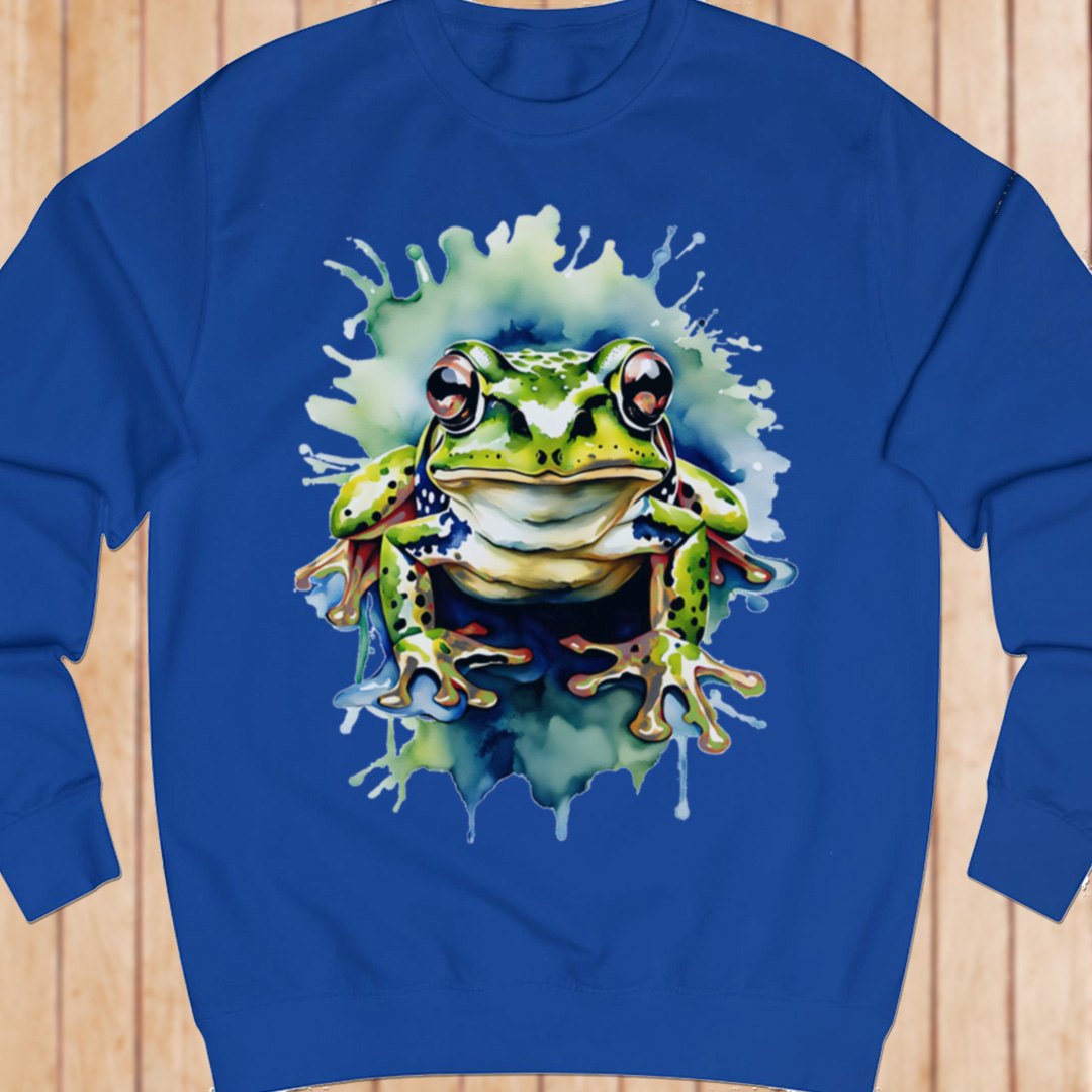 Frog paintart sweatshirt