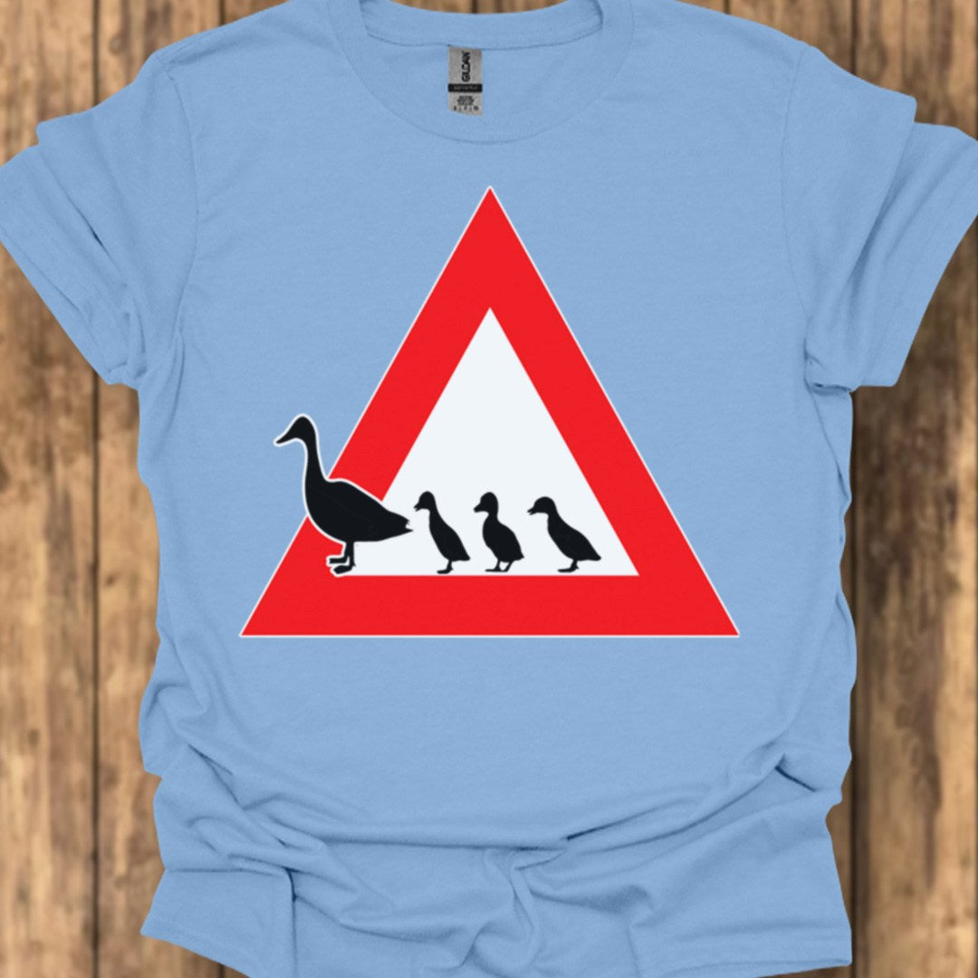 Panneau danger canards T-shirt tendance