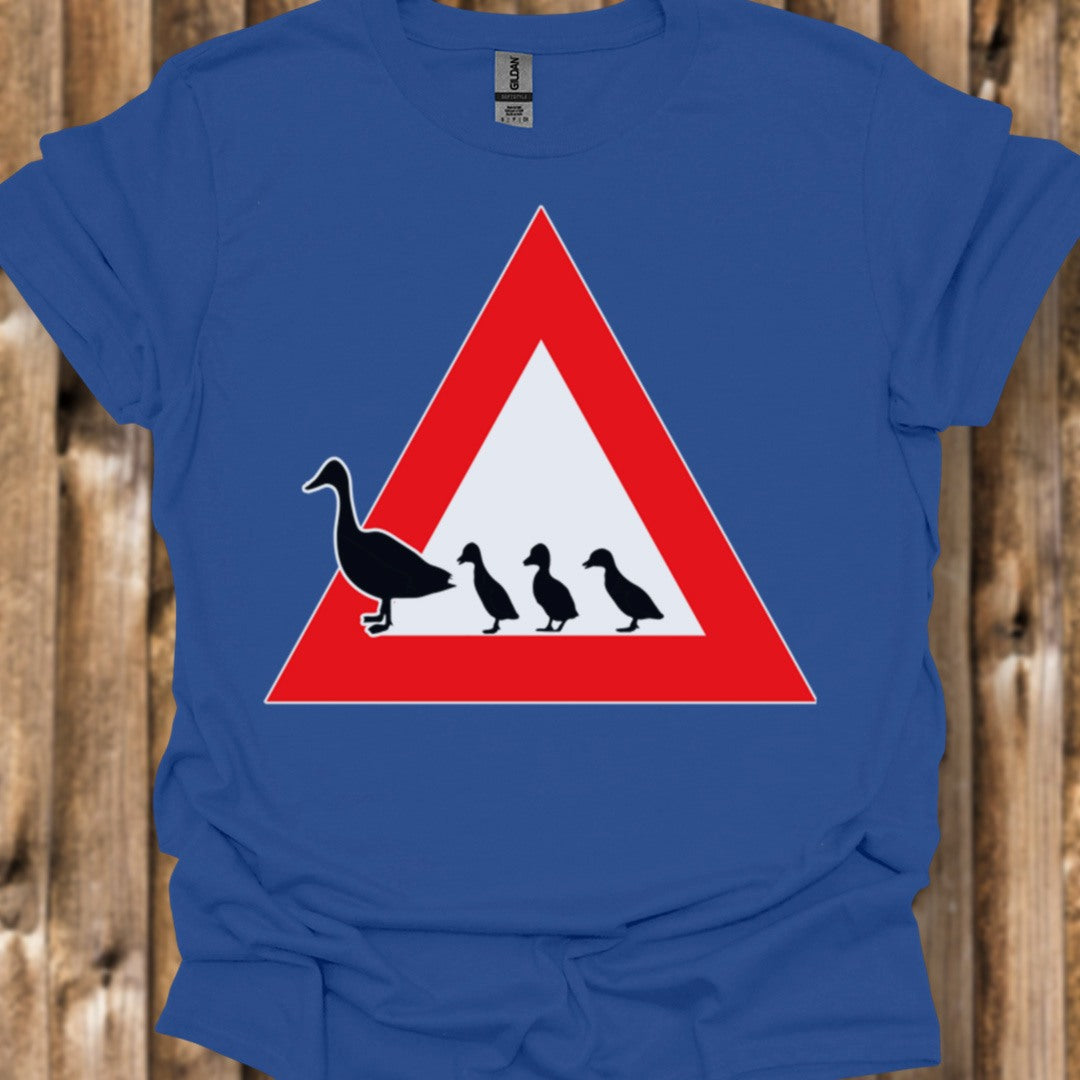 Panneau danger canards T-shirt tendance