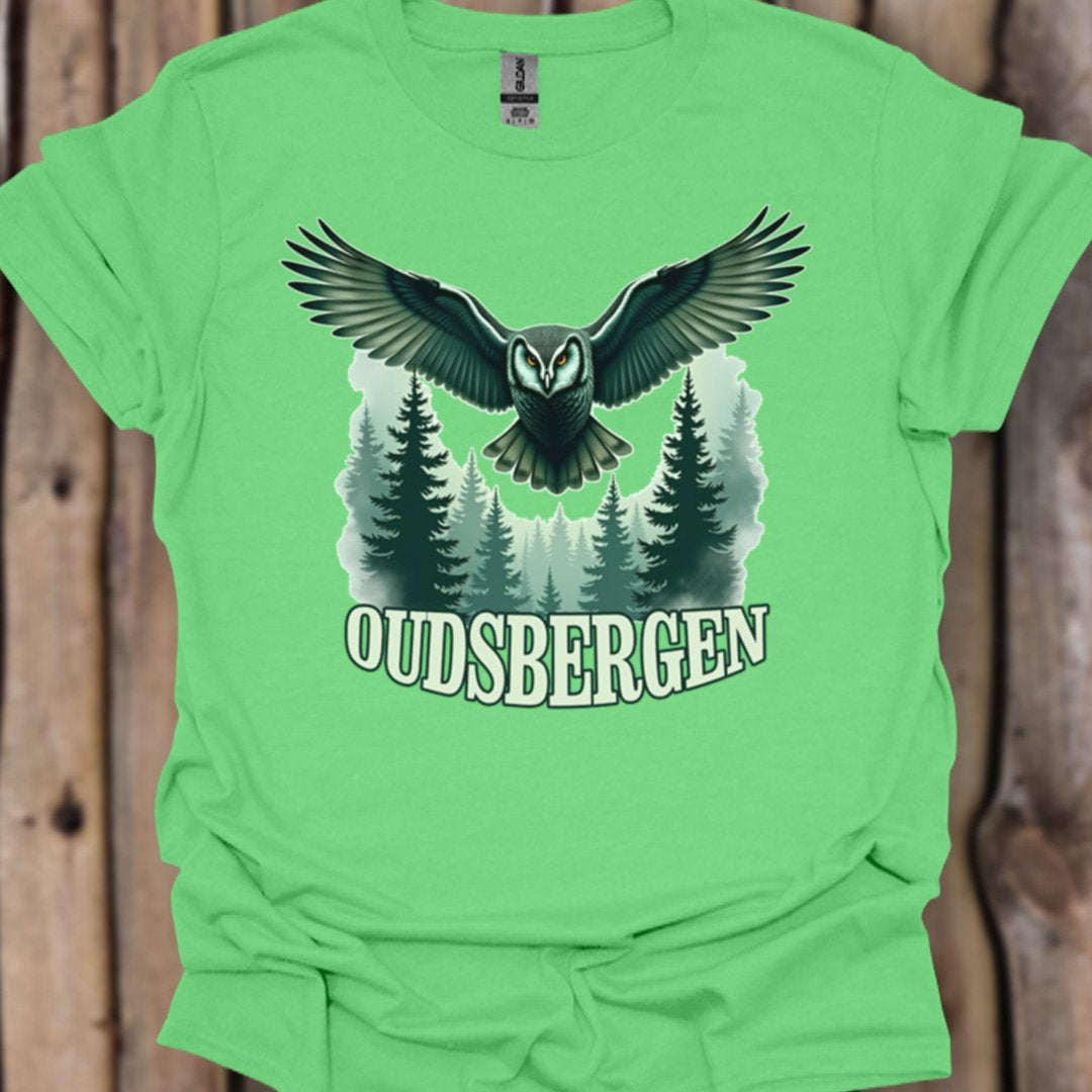 Chouette mystérieuse Oudsbergen blanc T-shirt tendance