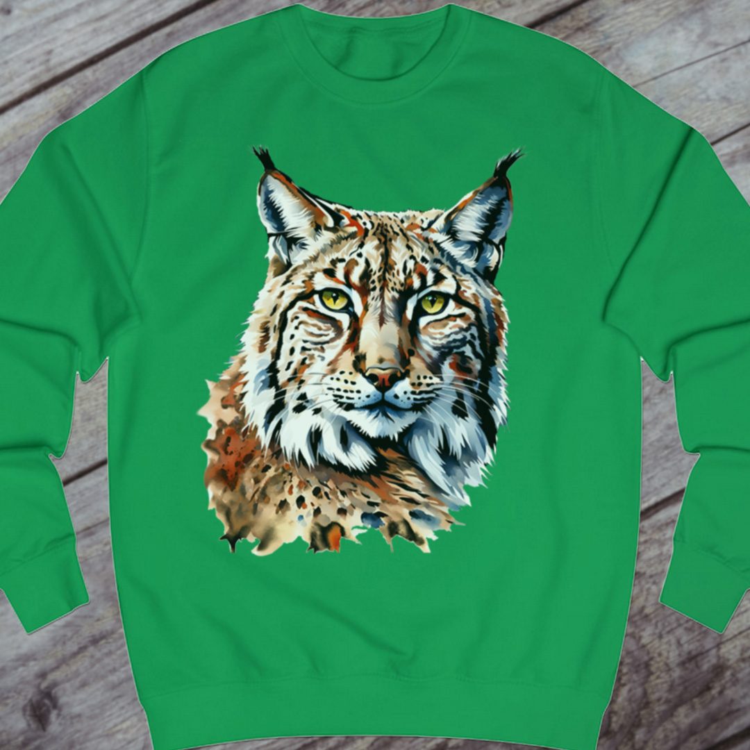 Lynx paintart sweatshirt