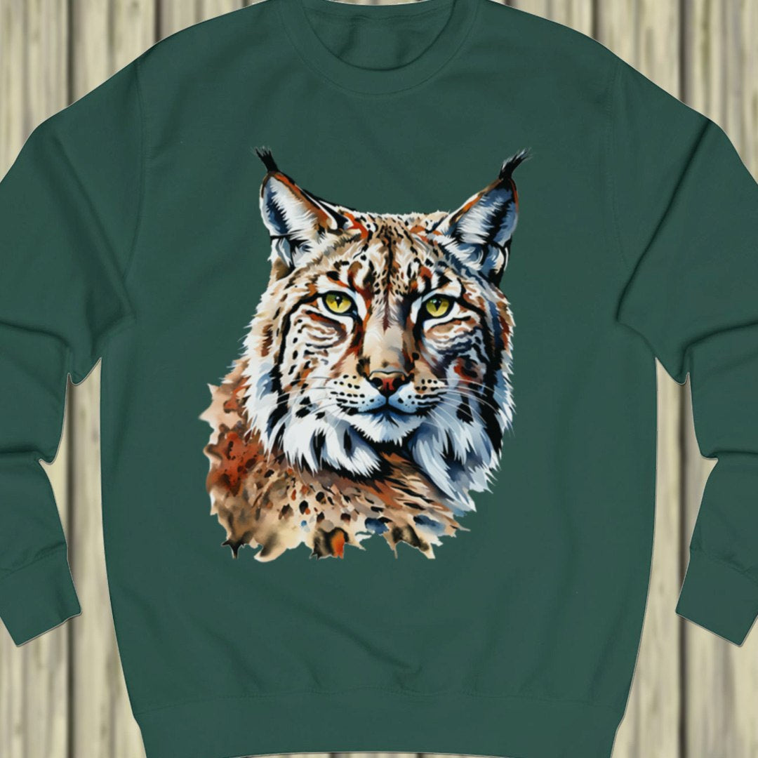 Lynx paintart sweatshirt