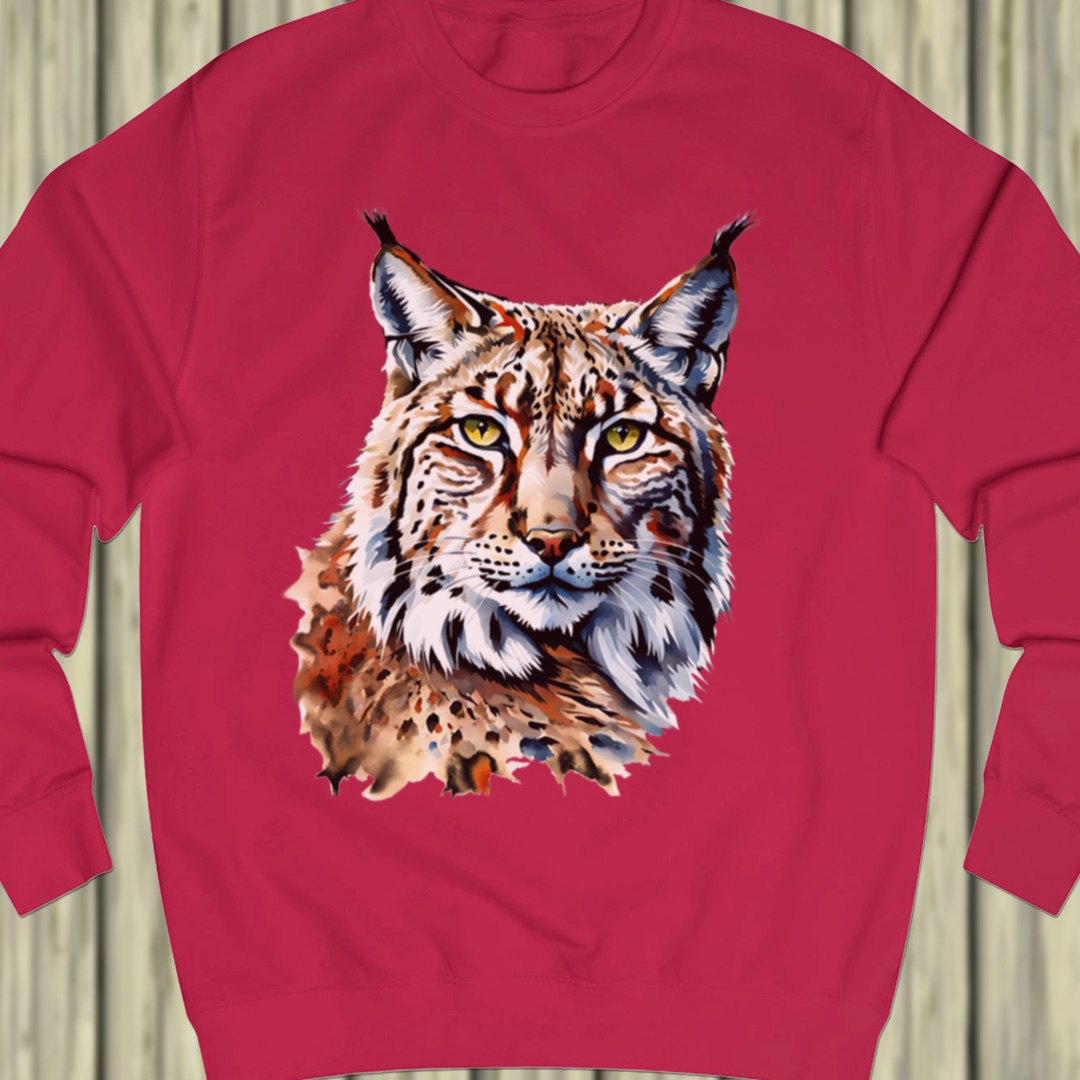 Lynx paintart sweatshirt
