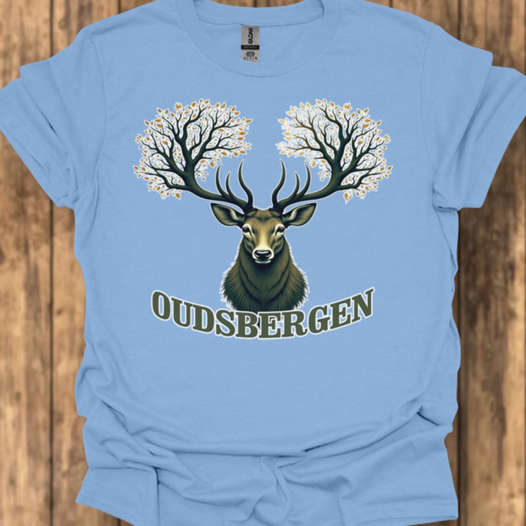 Cerf avec ramure d'arbre Oudsbergen T-shirt tendance