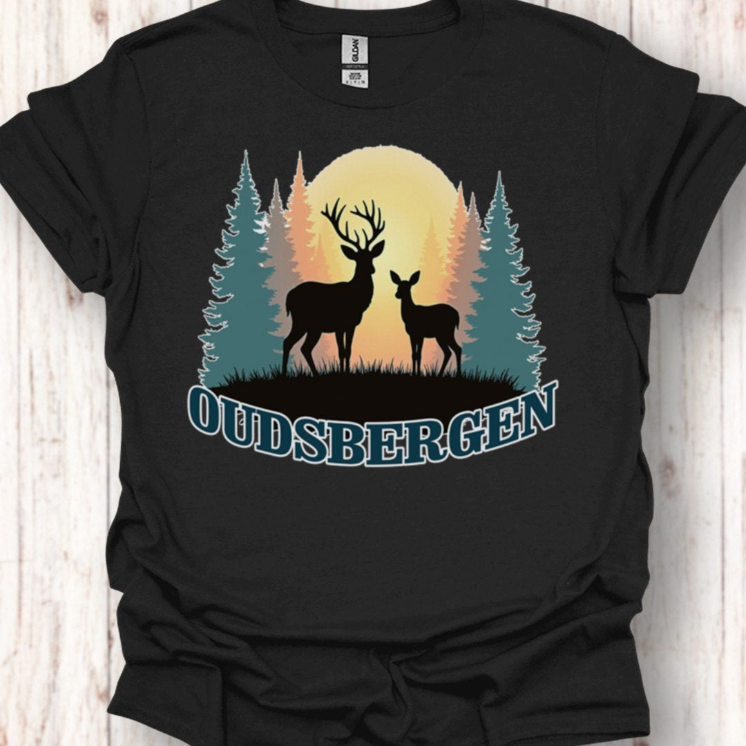 Mother deer and fawn Oudsbergen timeless T-shirt