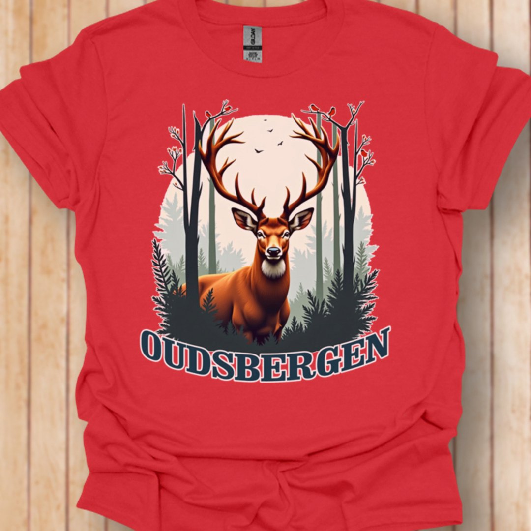 Cerf majestueux Oudsbergen T-shirt tendance