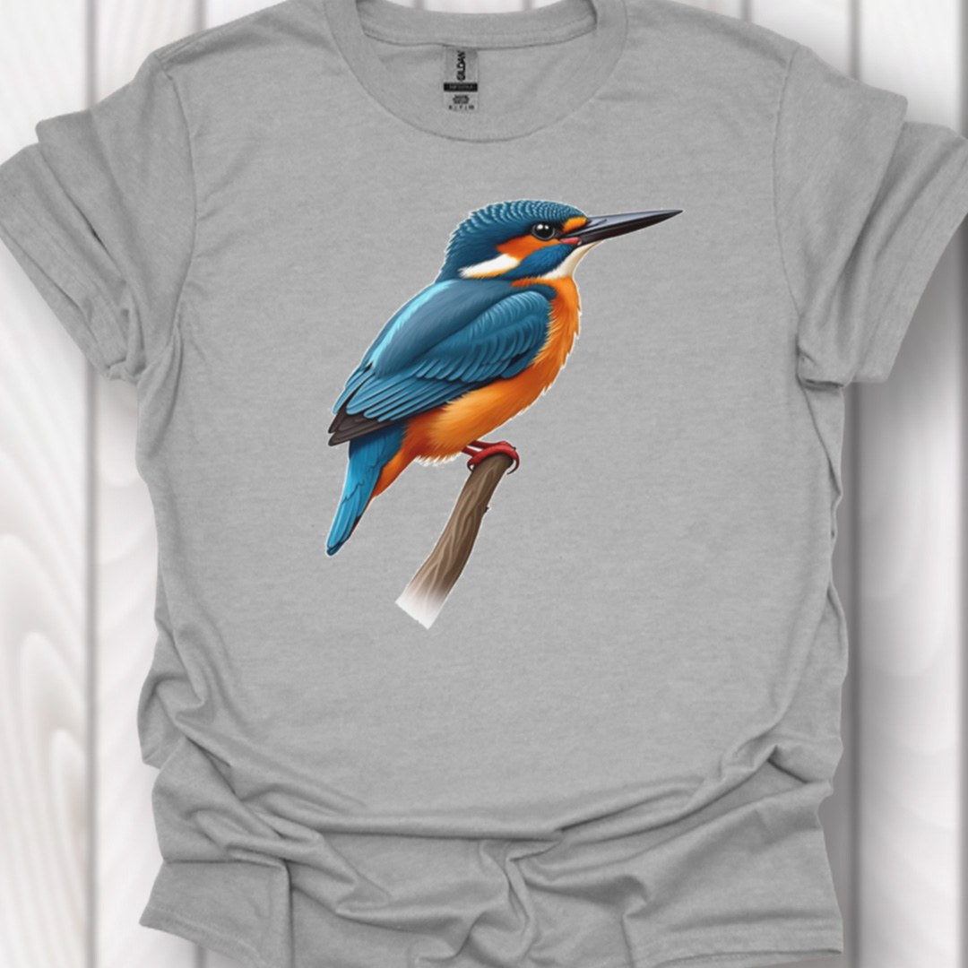 Flitsende ijsvogel tijdloos T-shirt