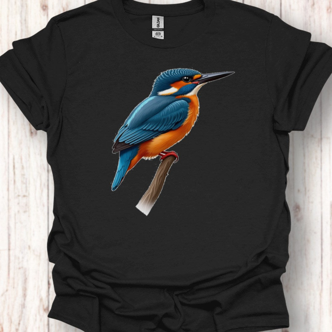 Flitsende ijsvogel tijdloos T-shirt